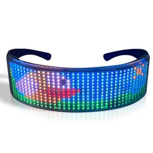 App Controlled Programmable Led Glasses With Bluetooth DIY Text Pattern