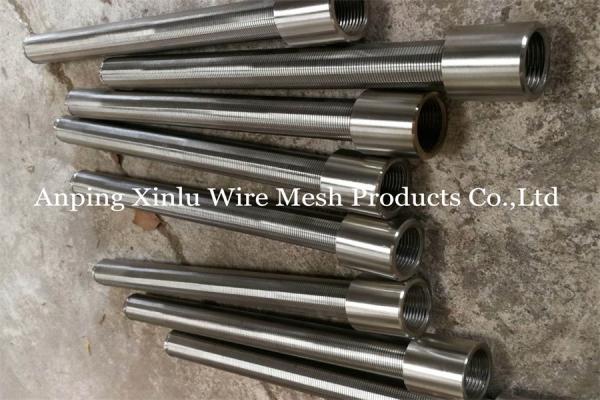 Cheap 304 Stainless Steel Wedge Wire Sand Control Cylinder Screen Slot 40 60 80 for sale