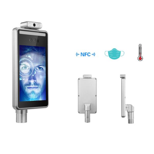 Cheap Linux Ubuntu System 1920x1080 Face Recognition Temperature Reader for sale