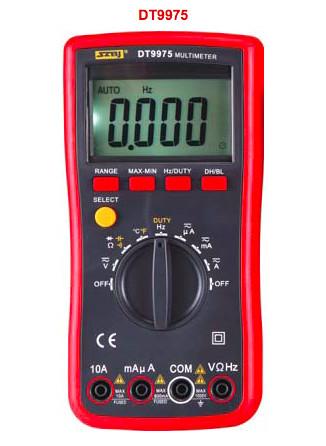 Cheap LCD Display Dt9975 Digital Auto Range Multimeter 6000 Count for sale