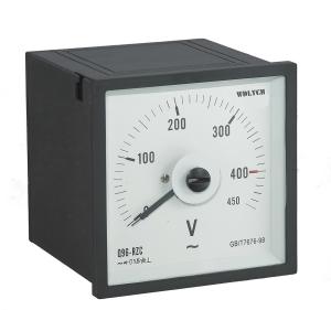 Best Light Weigh Analog Panel Voltmeter , Squre Analog Current Meter Reasonable Structure wholesale