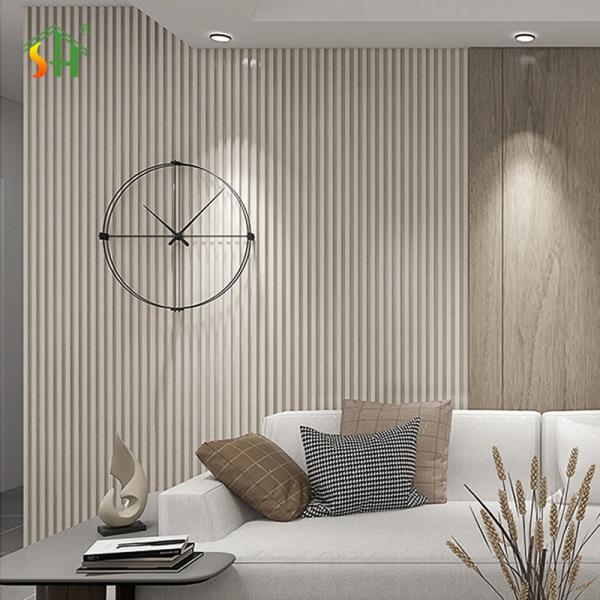 Cheap Modern Design Easy Install Wpc Fluted Wall Panel Mosisture Resistance Wpc Sheet Board for sale