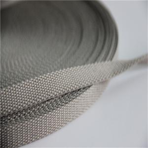 Tear Resistant Braided Webbing , Lightweight Polyester Webbing High Tensile