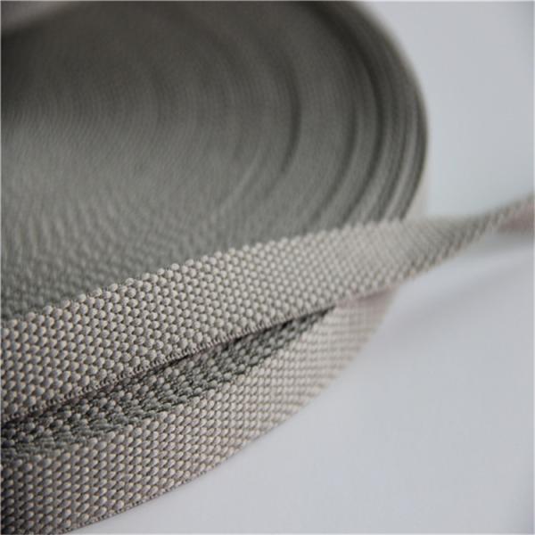 Cheap Tear Resistant Braided Webbing , Lightweight Polyester Webbing High Tensile for sale
