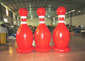 Best Large Sealed Inflatable Water Games Giant Inflatable Bowling Set 2.2mh 0.65mm PVC wholesale