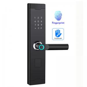 Best USB Charging Port Fingerprint Door Lock Home Keyless Door Lock With App TT Lock wholesale