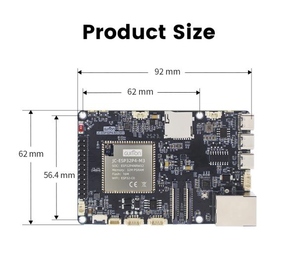 JC-ESP32P4-M3-DEV Optimal Display Performance ESP32 Display Module in M Series