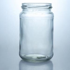 Best Metal Lid Honey Jam Round Food Grade Glass Jar with Custom Straight Edge Clear Glass wholesale