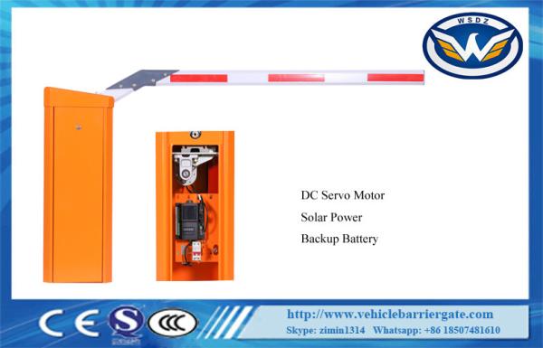 Cheap Solar Power Automatic Barrier Gate DC Servo IP54 No Need Human Intervention for sale