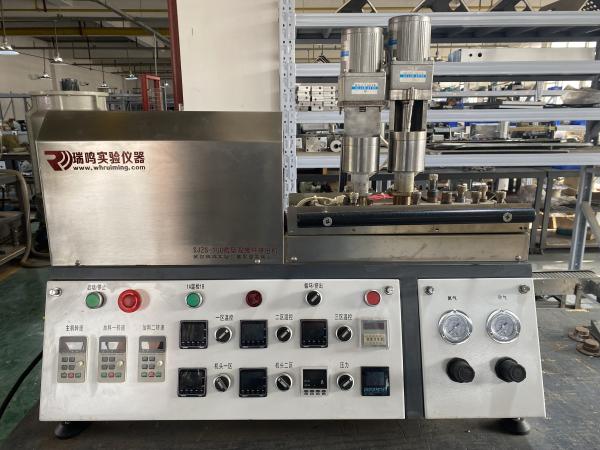 Cheap Micro Double Cone Twin Screw Extruder For PEEK Ceramic Powder Graphene Research for sale