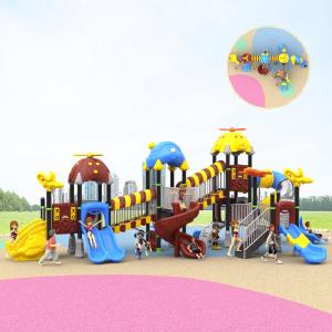 China Kindergarten Games Playground Slide 10 Passenger Playworld Playground Equipment on sale
