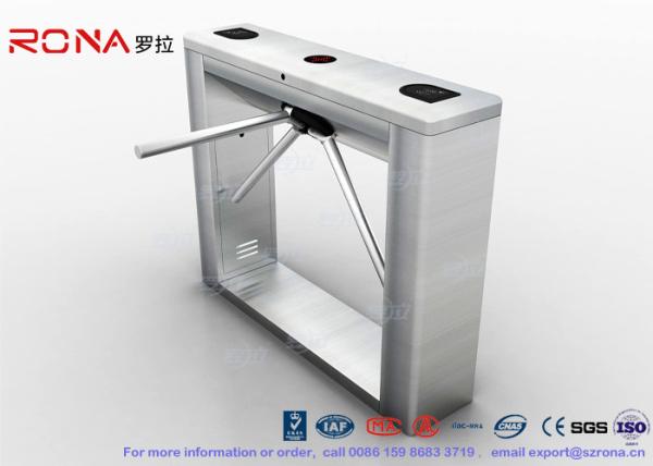 Cheap Biometric Recognition Tripod Turnstile With Remote Button Control CE Approval for sale