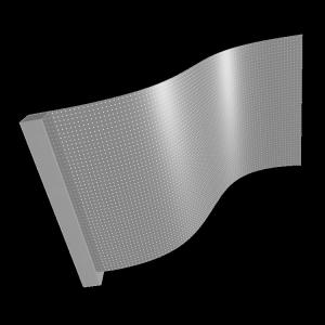 China Super Slim Led Screen PCB Board Flexible Transparent Film P20 Advertising Led Display Easy Installation on sale