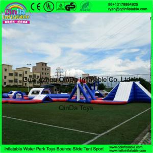 China New aqua park equipment inflatable island inflatable water park on sale