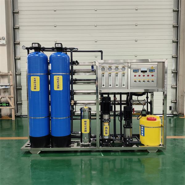 Cheap 1Ton Automatic Industrial Water Treatment Double-stage Reverse Osmosis System for sale