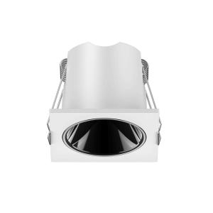 China cob led downlight 6w square recessed led downlight dark black light anti-glare downlight led cob 6W on sale
