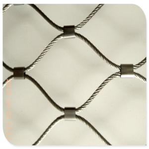 China Customized Flexible Stainless Steel Cable Mesh Netting on sale