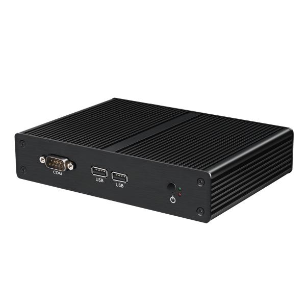 Cheap Intel Celeron Industrial Fanless PC With DDR3L 8GB RAM And Dual COM Linux for sale