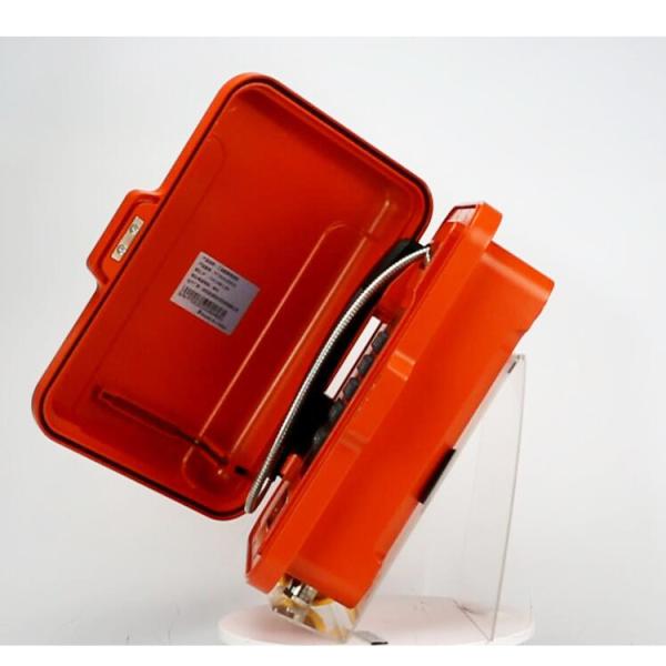 Cheap OEM Red Explosion Proof Telephone Industrial Speed Dial Function for sale