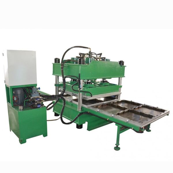 Rubber Tile Vulcanizing Machine with Push-Pull Device 550×550×45 Heating Plate and 4 Layers for Efficient Floor Tile Production