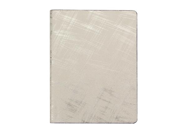 Cheap Silver Hardbound Notebook Journal , Leather Bound Notebook A5 Hot Stamping for sale