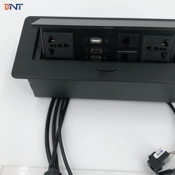 With usb charging table connection power data pop up table socket outlet