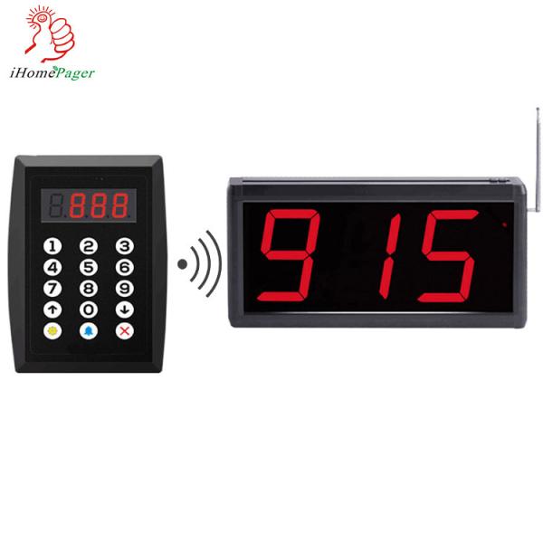 Cheap 3 digits big size simple queue number calling system for sale