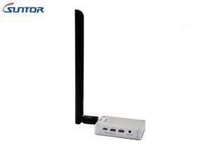China 20KM IP Camera Drone Helicopter Wifi Audio Video Sender Receiver With Double RJ45 Port on sale