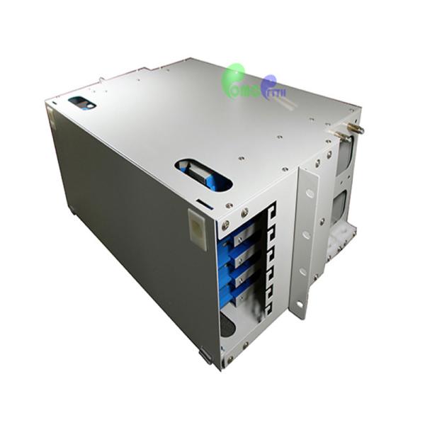 Cheap 72 Cores ODF Patch Panel Rack Mountable For FTTX Project And Data Center for sale