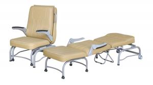 Best Mobile Folding Convertible Attendant 38Kg 106cm Medical Recliner Chair wholesale