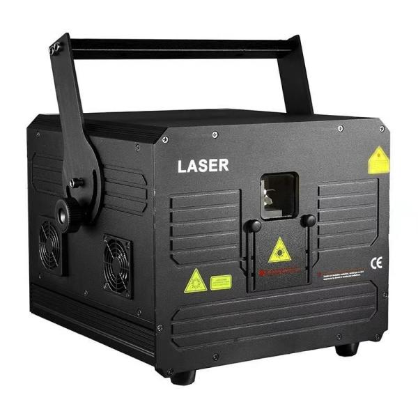 Cheap 1W RGB Animation TTL Modulation Laser Stage Light Beams With DMX Controlled ILDA Laser for sale