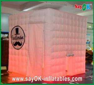 Best Funny Photo Booth Props Exhibitions Inflatable Photo Booth Enclousre Portable Led Cube Led Lighting wholesale