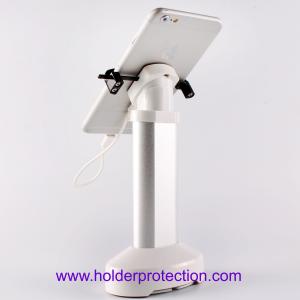 COMER Hand-phone security clamp  stands with alarm for mobile phone accessories retail shops