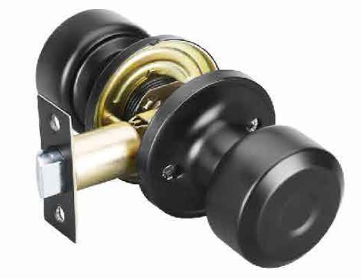 Cheap Privacy Function Tubular Knob Door Lock with A Antitheft Standard and BK Function for sale