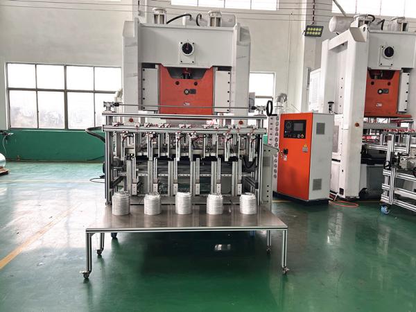 Cheap One Machine One Labor Aluminium Foil Pan Making Machine With 0.8Mpa Air Pressure for sale
