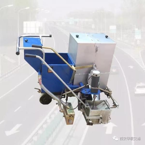 Cheap labor puahing Scraping two compoent road line marking machine for sale