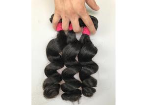 Best Peruvian Loose Wave Real Remy Human Hair Extensions No Shedding 100g / Bundle wholesale