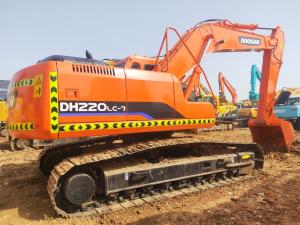 Best                  Secondhand Crawler Excavator Doosan Dh220LC-7, Used Digger 220, 100% Original Without Any Repair, Used Construction Machine on Sale              wholesale