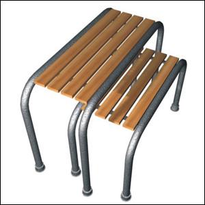 Cheap Modern Style Freestanding Nesting Display Tables MDFF Material For Retail Store for sale