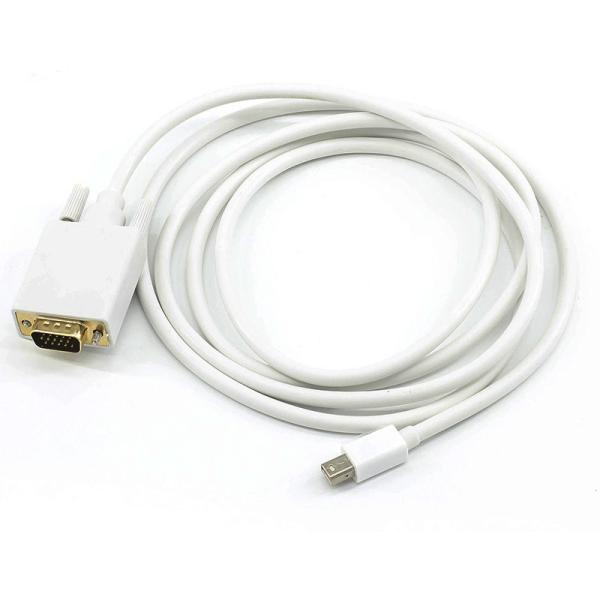 Cheap Laptop To Projector HD 1080P 1.8m Mini Displayport To VGA Adapter for sale