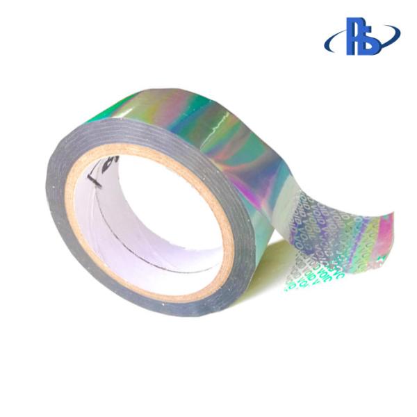 Cheap Holographic Security VOID Tape , Partial Transfer Adhesive Security Tamper Tape for sale