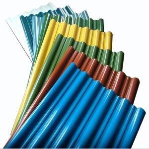 China GI PPGI Corrugated Galvanized Fence Panels Z30 PPGL Roofing Sheets on sale
