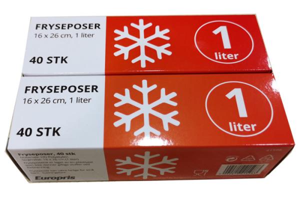 Cheap Food Freezer Clear LDPE Recyclable Reusable Bags Flat Bottom Seal for sale