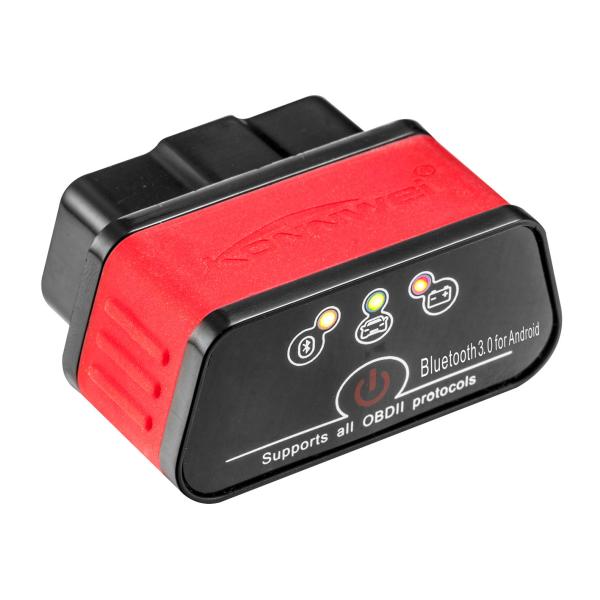 Cheap Konnwei Elm327 Bluetooth Obdii Obd2 Diagnostic Scanner Compact Structure for sale