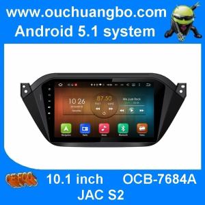 China Ouchuangbo car gps navigation android 5.1 for JAC S2 with wifi 1080HP video BT spanish free Peru Russia map on sale