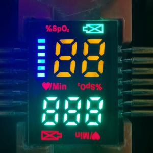 China Hot Sale Ultra Thin 2.8mm ONLY Customized Red SMD LED Display For Finger Pulse Oximeters on sale