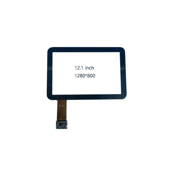 Cheap 12.1 Inch Capacitive Touch Screen Customized Size Multi-Point Touch Screen Panel for sale