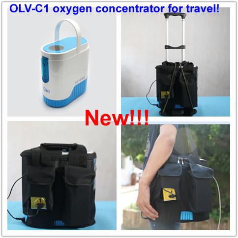 Cheap Use in the car,use outside,1L mini portable oxygen concentrator with battery for sale
