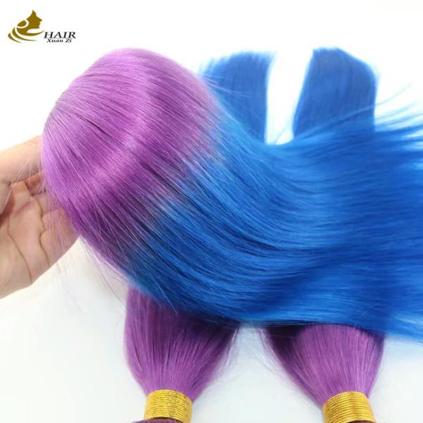 Cheap Customized Bulk Curly Human Hair Ombre Extensions Bundles With Closure for sale