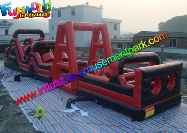 Cheap Boot Camp Challenge Inflatable Obstacle Course , Inflatable Obstacle Challenge For Outdoor for sale